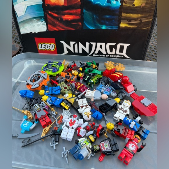 Lego | Toys | Lego Ninjago Masters Of Spinjitzu Battle Mat Arena Case W Figures Weapons Euc ...
